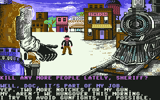 Law Of The West screenshot 5 for Commodore 64